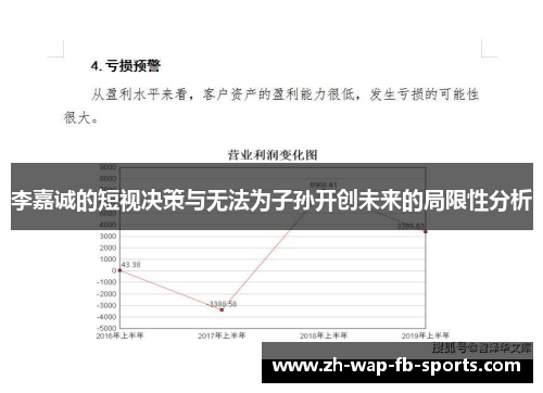 李嘉诚的短视决策与无法为子孙开创未来的局限性分析